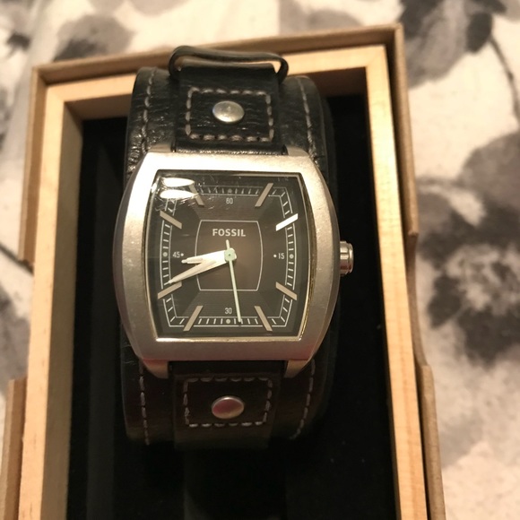 Square Face Fossil Watch Flash Sales 